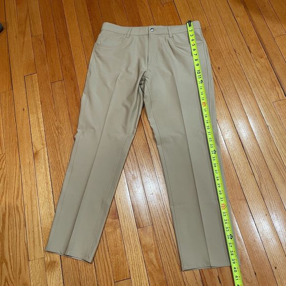 FootJoy FJ Athletic Fit Mens Golf Pants Size 35x30 Performance Chino Flat Front - Picture 5 of 12